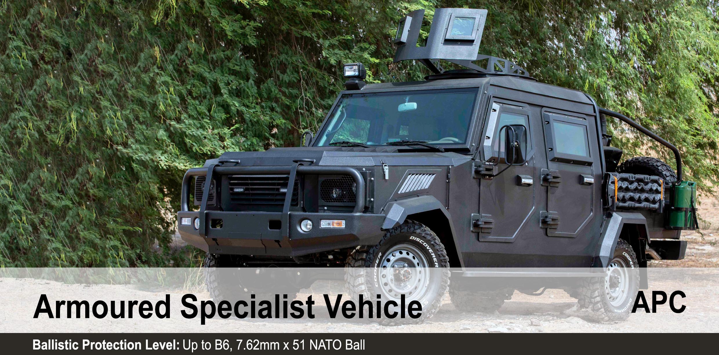 Mahindra armoured Specialist vehicle 